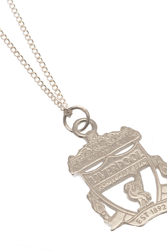 Liverpool FC Sterling Silver Pendant & Chain CR Large