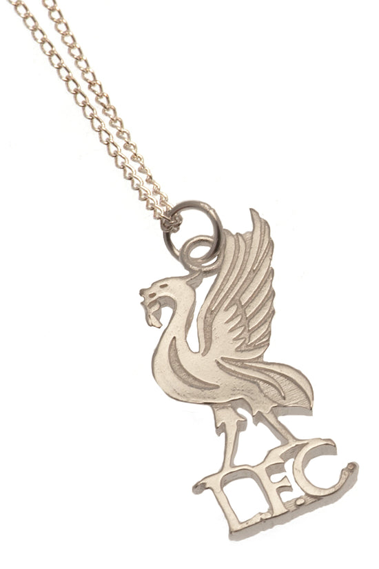 Liverpool FC Sterling Silver Pendant & Chain LB