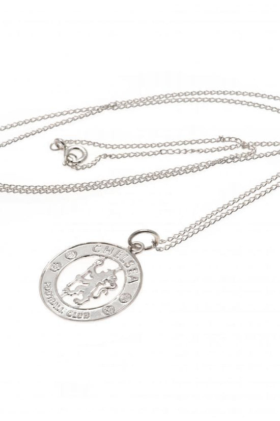 Chelsea FC Sterling Silver Pendant & Chain CR