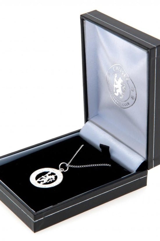 Chelsea FC Sterling Silver Pendant & Chain CR