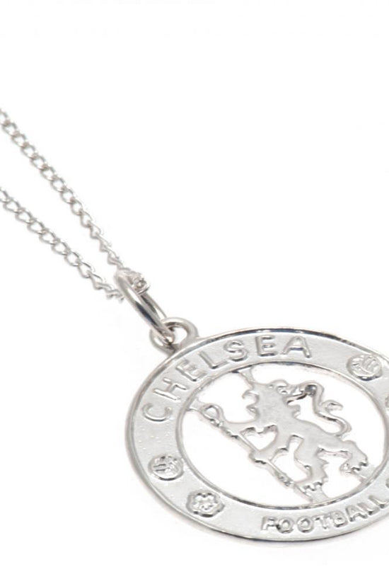 Chelsea FC Sterling Silver Pendant & Chain CR