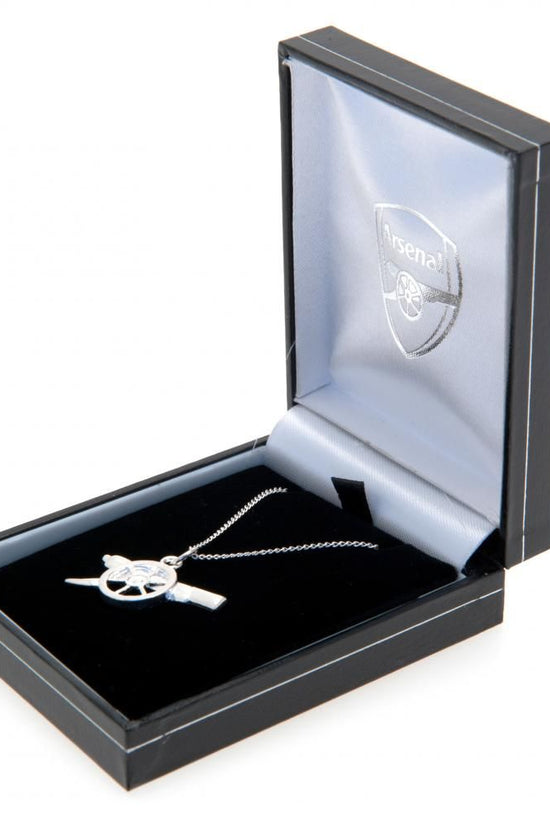 Arsenal FC Sterling Silver Pendant & Chain GN