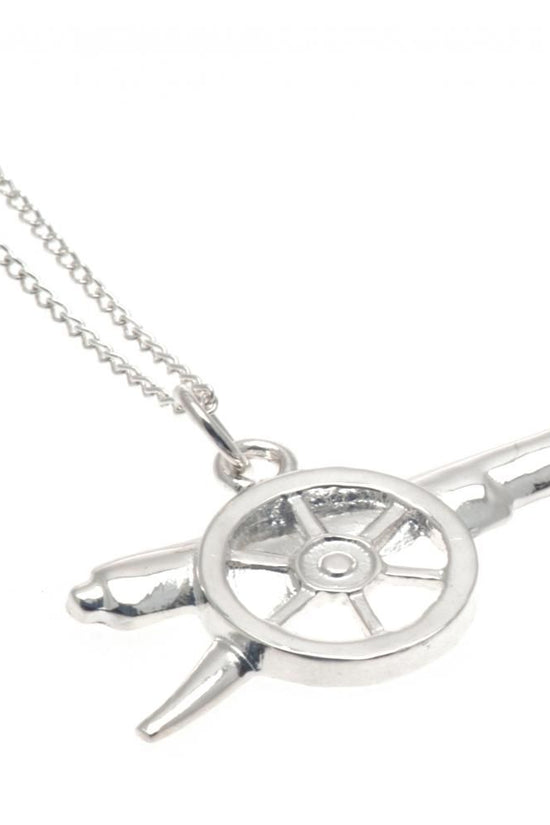 Arsenal FC Sterling Silver Pendant & Chain GN
