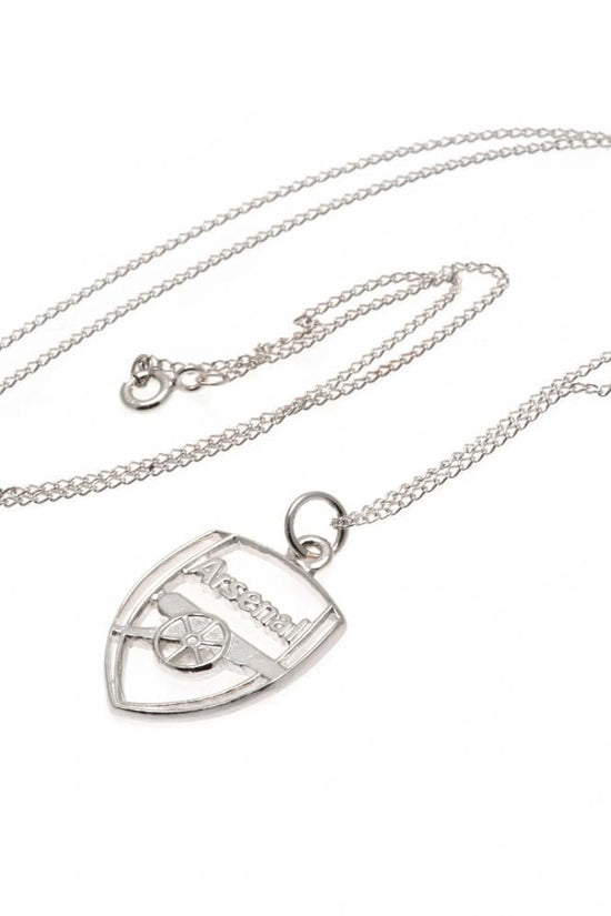 Arsenal FC Sterling Silver Pendant & Chain CR