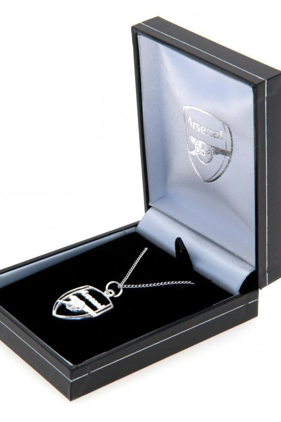 Arsenal FC Sterling Silver Pendant & Chain CR
