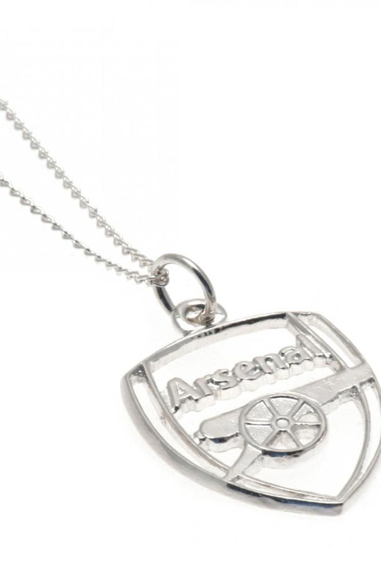 Arsenal FC Sterling Silver Pendant & Chain CR