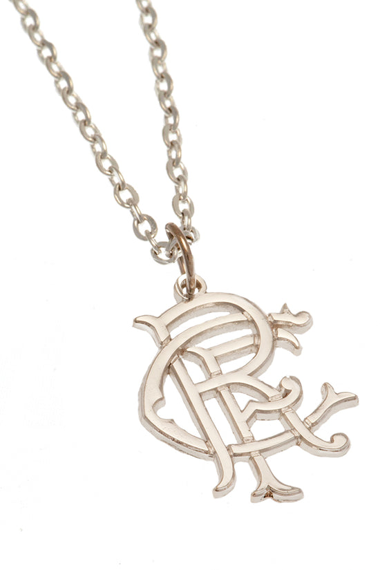 Rangers FC Silver Plated Pendant & Chain