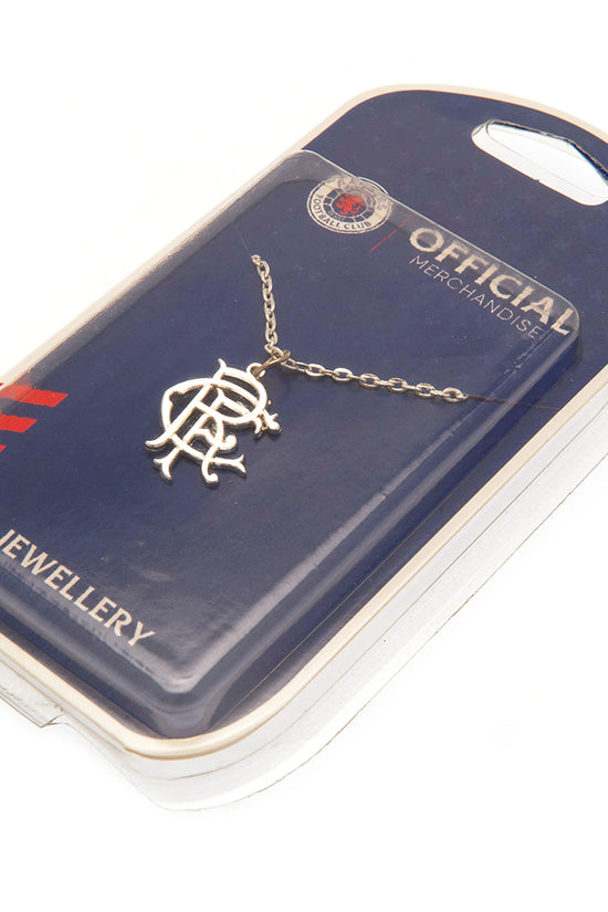 Rangers FC Silver Plated Pendant & Chain