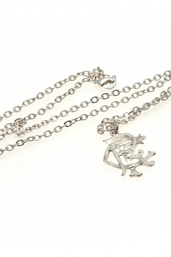 Rangers FC Silver Plated Pendant & Chain