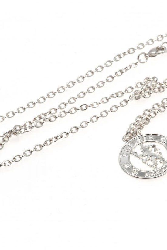 Chelsea FC Silver Plated Pendant & Chain CR