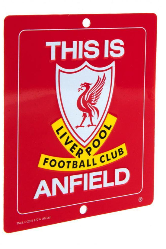 Liverpool FC This Is Anfield Window Sign