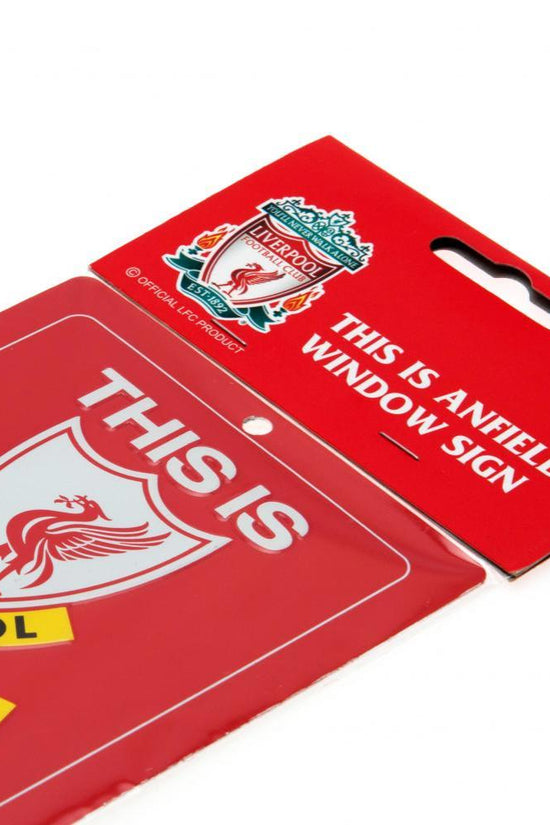 Liverpool FC This Is Anfield Window Sign
