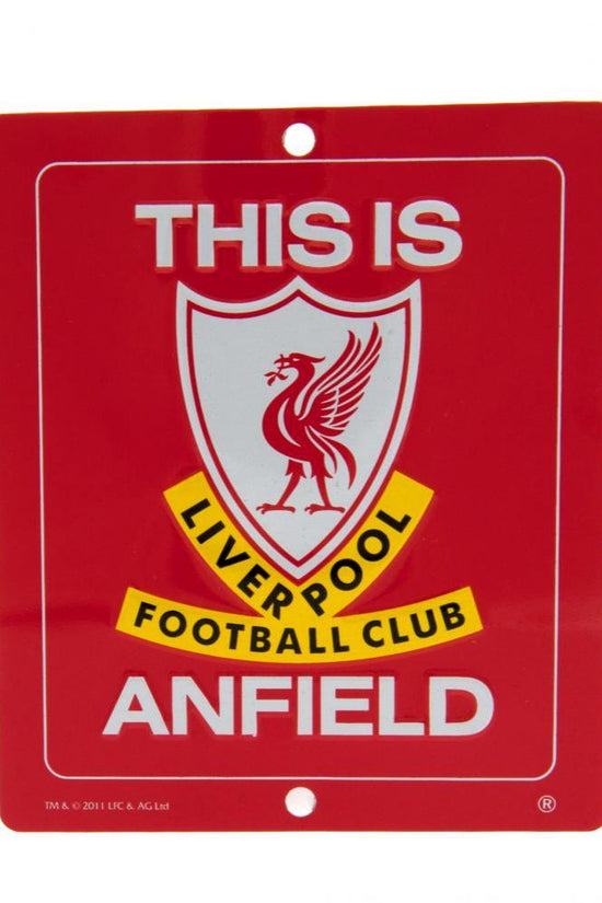 Liverpool FC This Is Anfield Window Sign