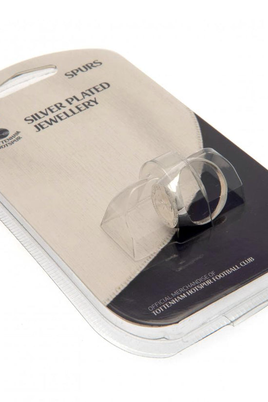 Tottenham Hotspur FC Silver Plated Crest Ring Medium