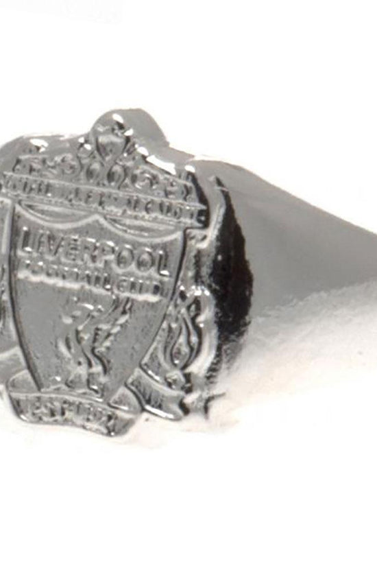 Liverpool FC Silver Plated Crest Ring Small