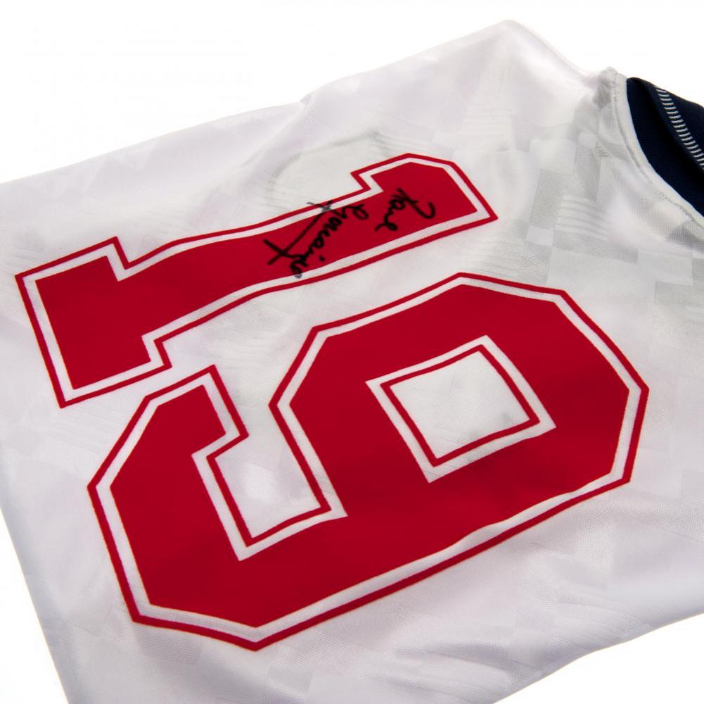 65336 England FA Gascoigne Signed Shirt