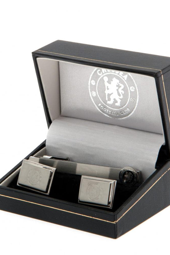 Chelsea FC Tie Slide & Cufflink Set