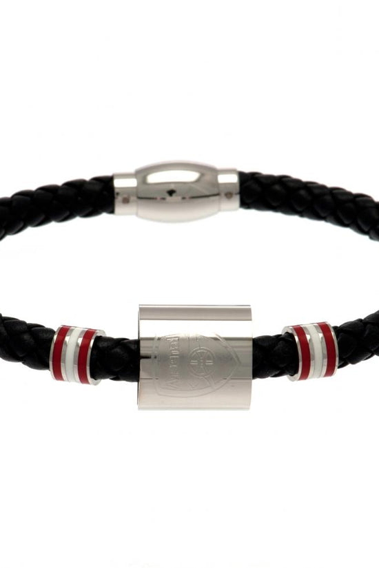 65967 Arsenal FC Colour Ring Leather Bracelet 1