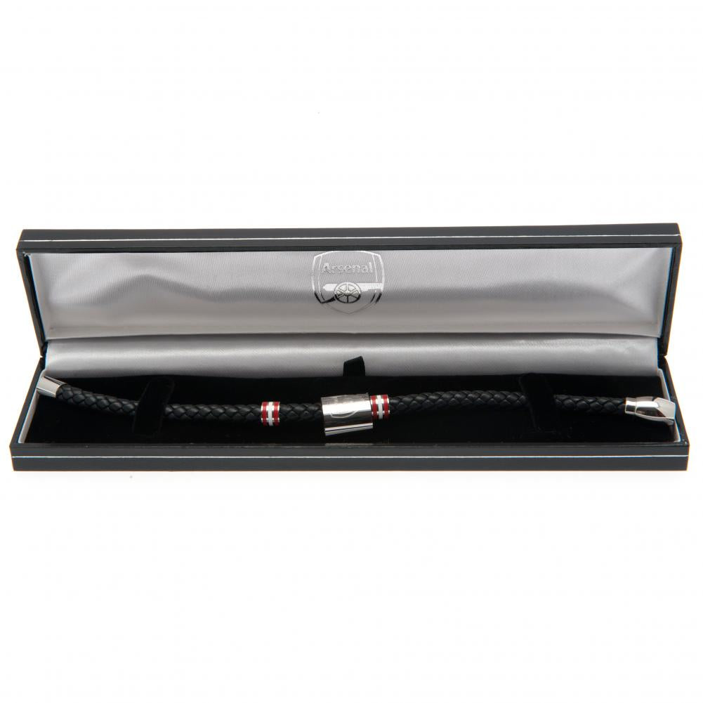 65967 Arsenal FC Colour Ring Leather Bracelet 2