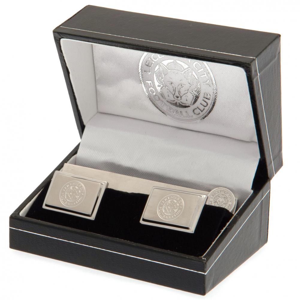 Leicester City FC Tie Slide & Cufflink Set