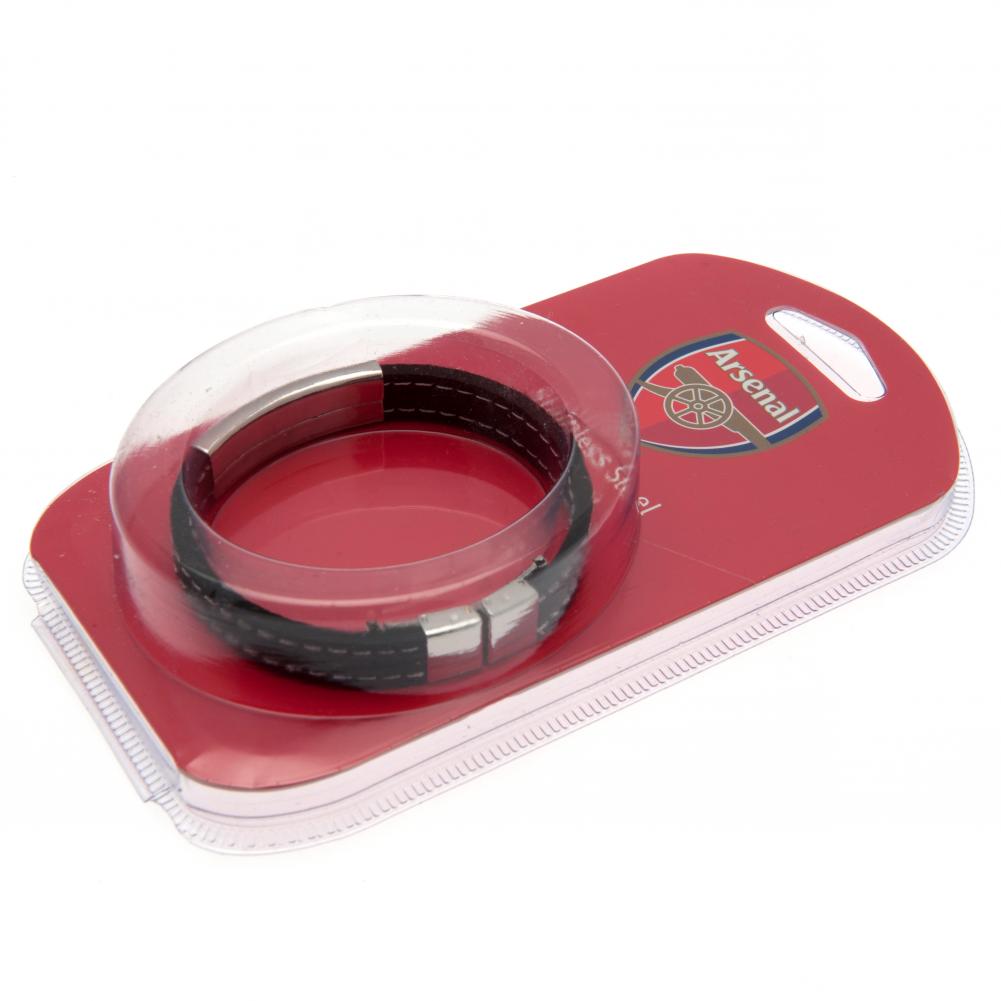 65981 Arsenal FC Stitched Silicone Bracelet 2