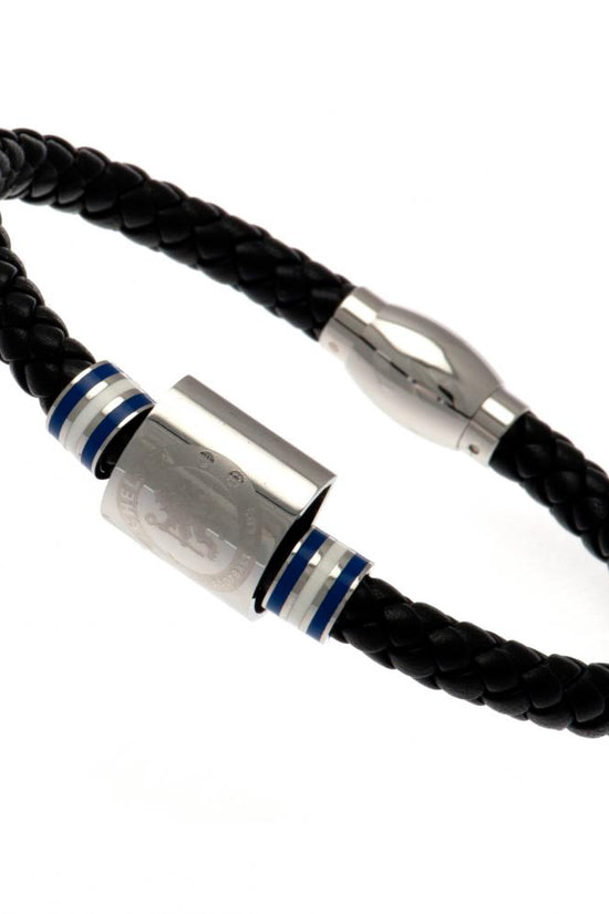 65986 Chelsea FC Colour Ring Leather Bracelet