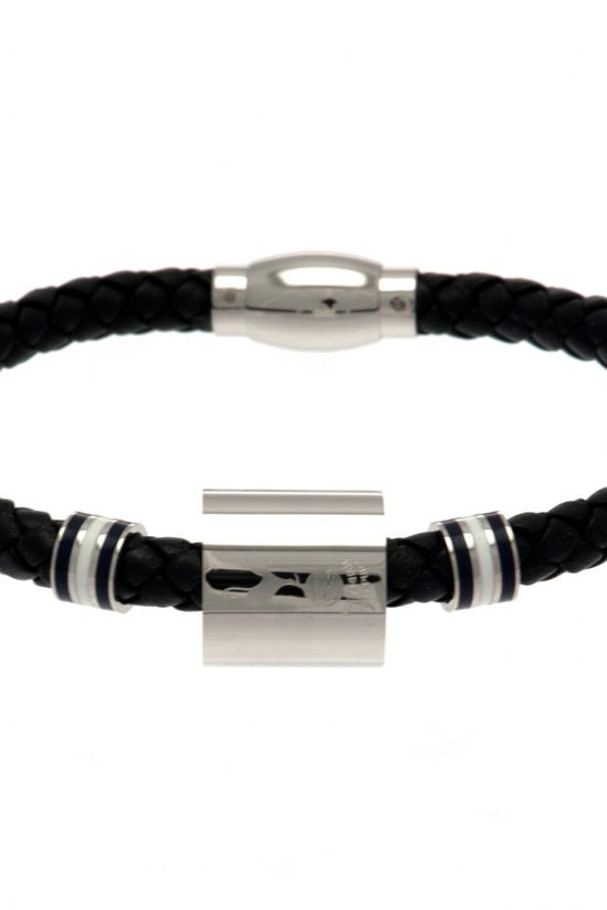65997 Tottenham Hotspur FC Colour Ring Leather Bracelet 1