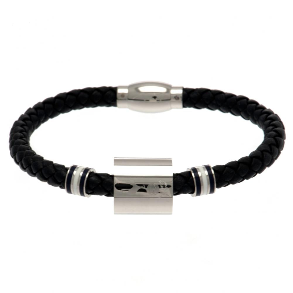 65997 Tottenham Hotspur FC Colour Ring Leather Bracelet 1