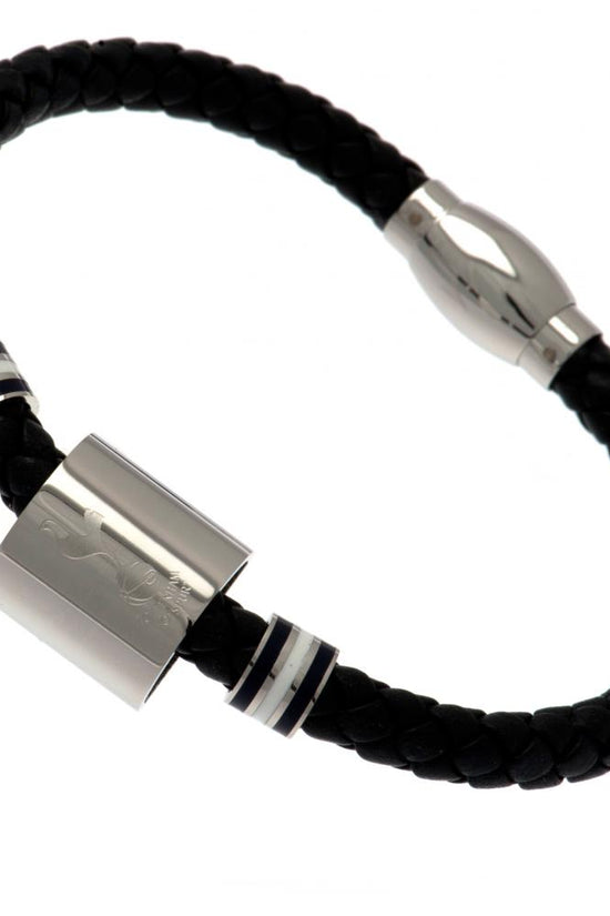65997 Tottenham Hotspur FC Colour Ring Leather Bracelet