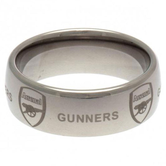 Arsenal FC Super Titanium Ring Medium