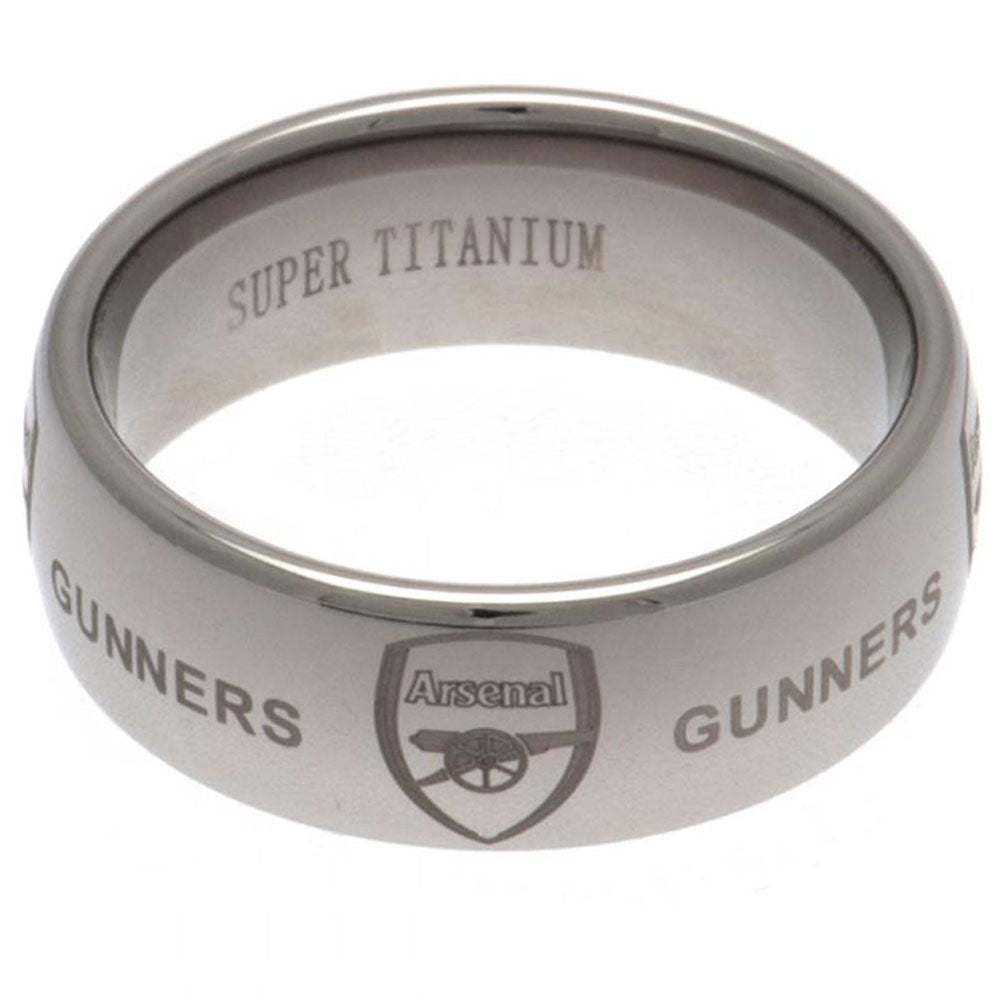 66108 Arsenal FC Super Titanium Ring