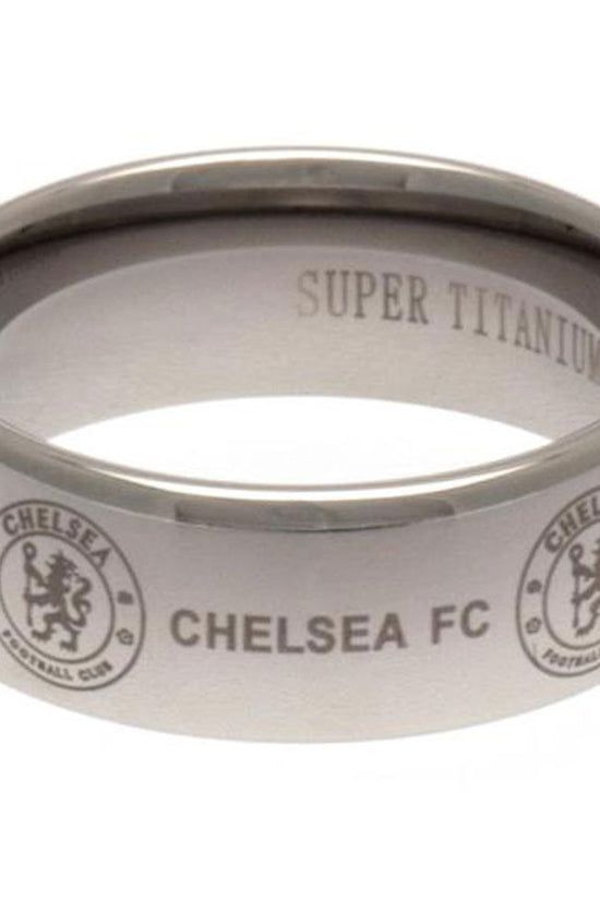 Chelsea FC Super Titanium Ring Large