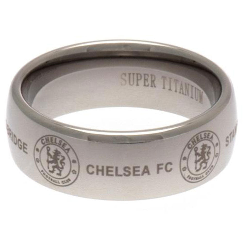 Chelsea FC Super Titanium Ring Medium