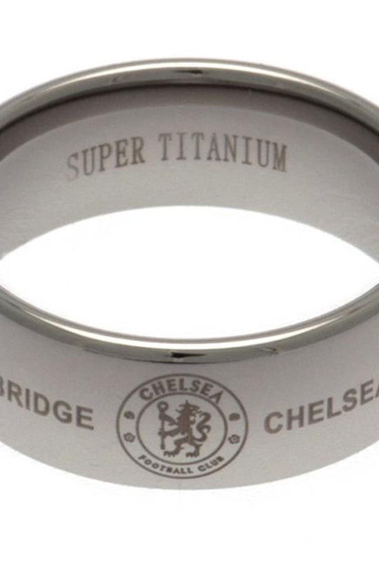 Chelsea FC Super Titanium Ring Medium