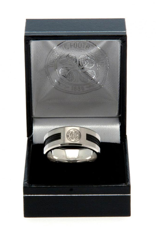 66994 Celtic FC Black Inlay Ring 2
