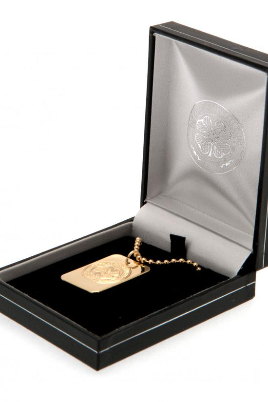 67028 Celtic FC Gold Plated Dog Tag Chain 2