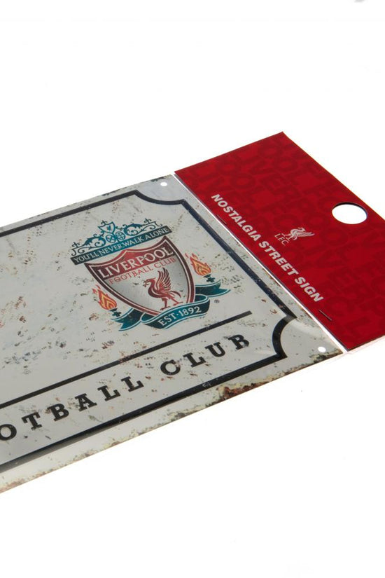 Liverpool FC Retro Street Sign