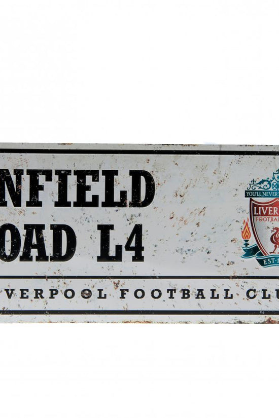 Liverpool FC Retro Street Sign