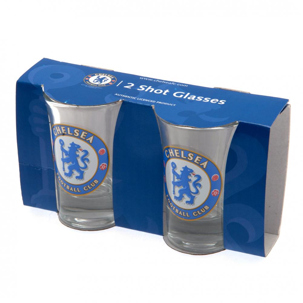 70448 Chelsea FC 2pk Shot Glass Set 2
