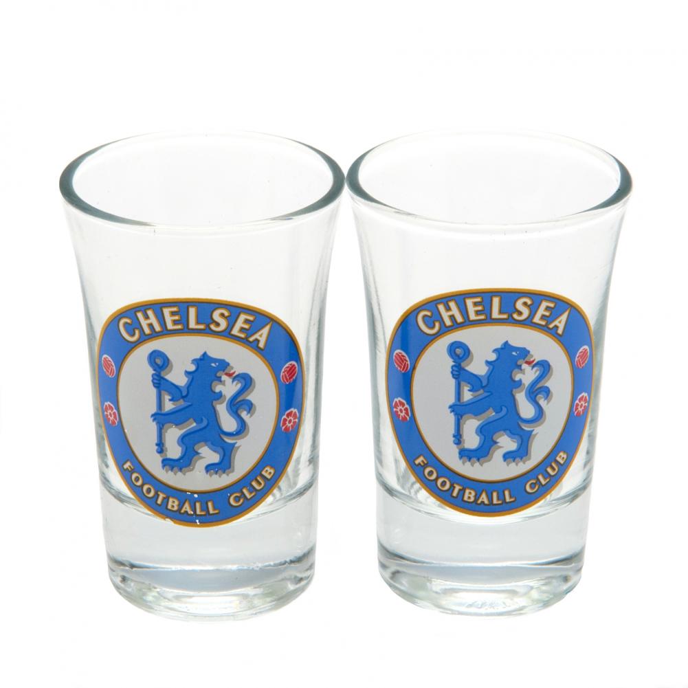 70448 Chelsea FC 2pk Shot Glass Set