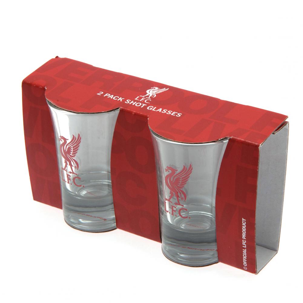 70718 Liverpool FC 2pk Shot Glass Set 2