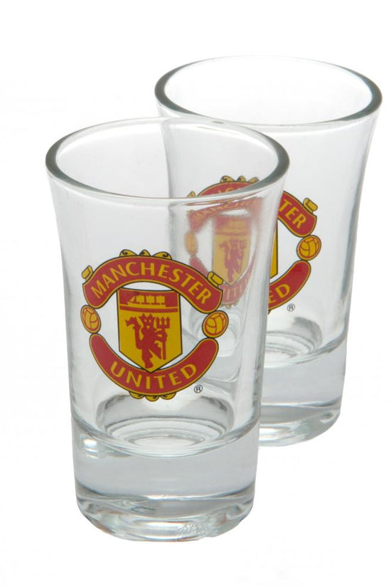 70719 Manchester United FC 2pk Shot Glass Set 1