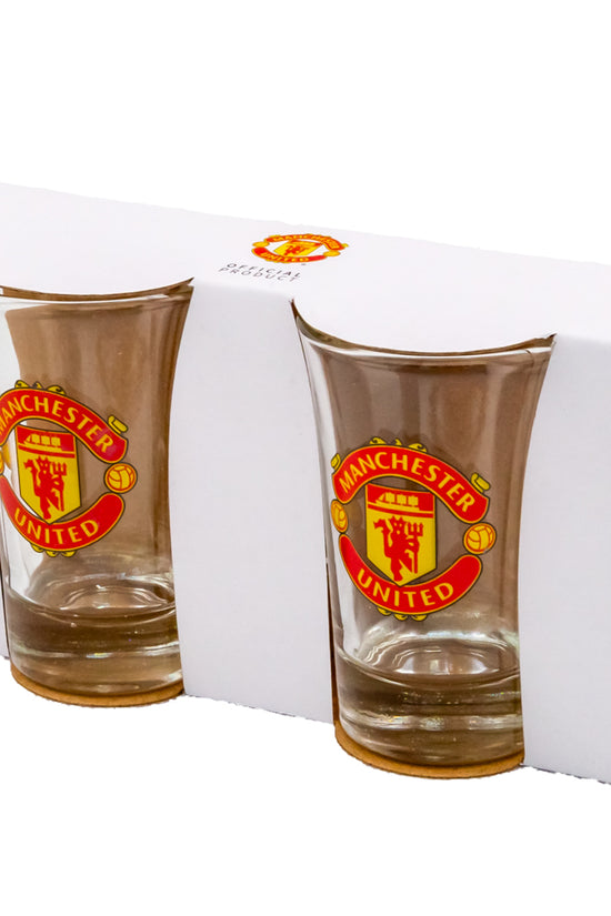 70719 Manchester United FC 2pk Shot Glass Set 2