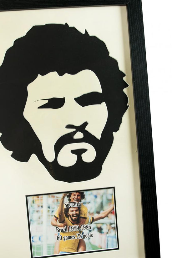 78190 Brasil Socrates Signed Shirt Silhouette 2