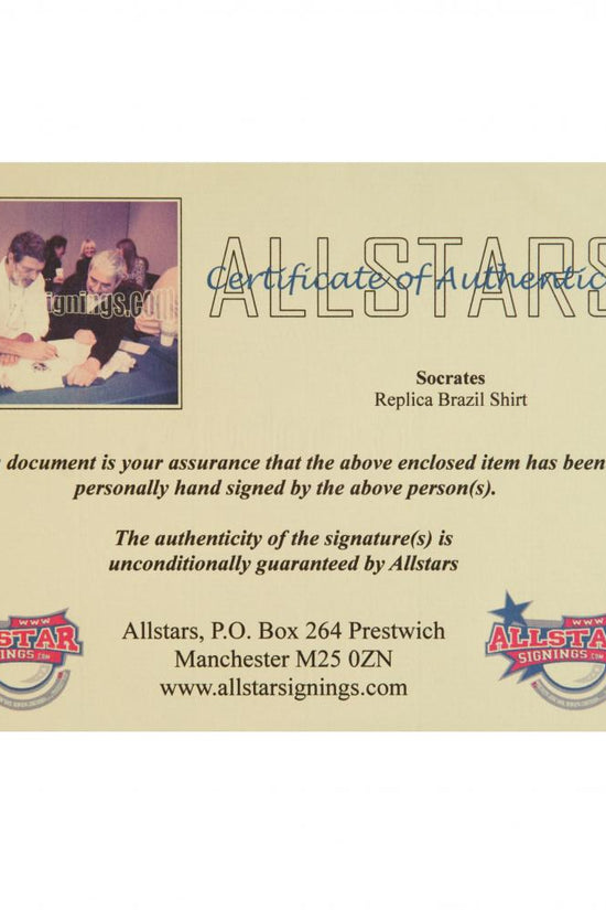 78190 Brasil Socrates Signed Shirt Silhouette 4