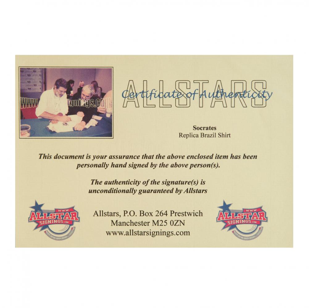 78190 Brasil Socrates Signed Shirt Silhouette 4