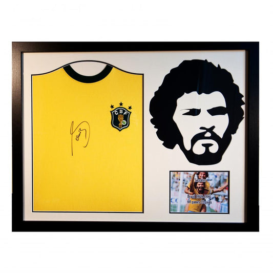 78190 Brasil Socrates Signed Shirt Silhouette