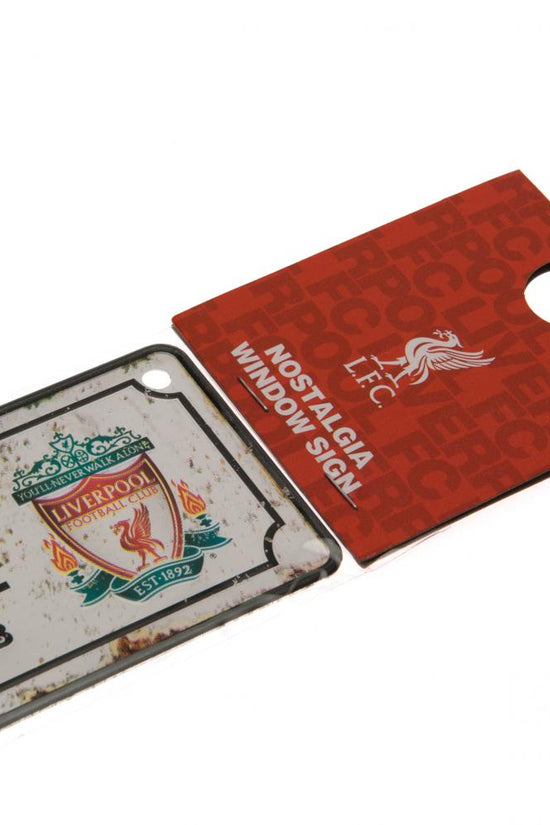 Liverpool FC Retro Window Sign