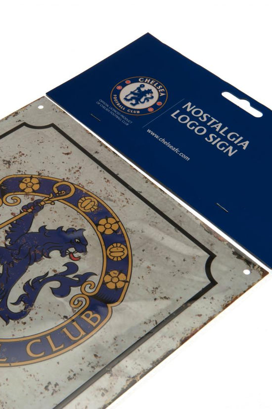 Chelsea FC Retro Logo Sign