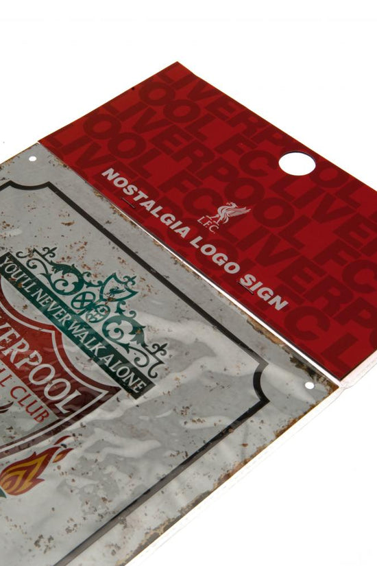 Liverpool FC Retro Logo Sign
